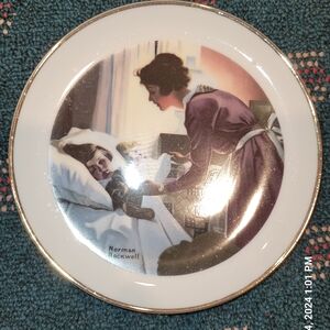 Norman Rockwell Plate - Mother's Love